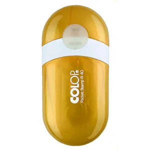 Золотистая оснастка Colop Pocket Stamp R40 купить