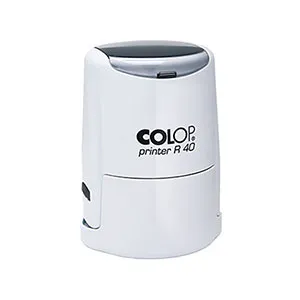 Белая круглая оснастка Colop R40