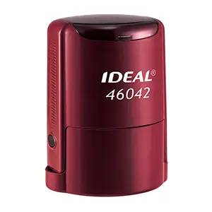 ideal-46042-bordovyj Бордовая оснастка Ideal 46042 для ИП и ТОО