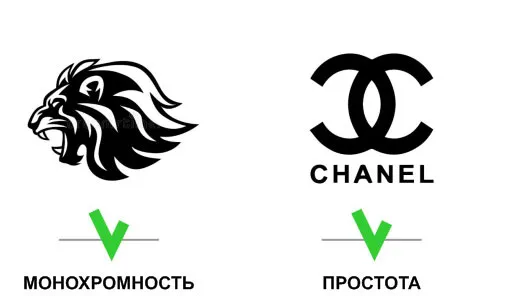 Пример векторного логотипа для печати: монохромный, четкие линии и отсутствие градиентов