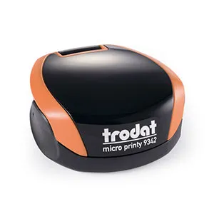 Оранжевый корпус Trodat 9342 — компактная модель